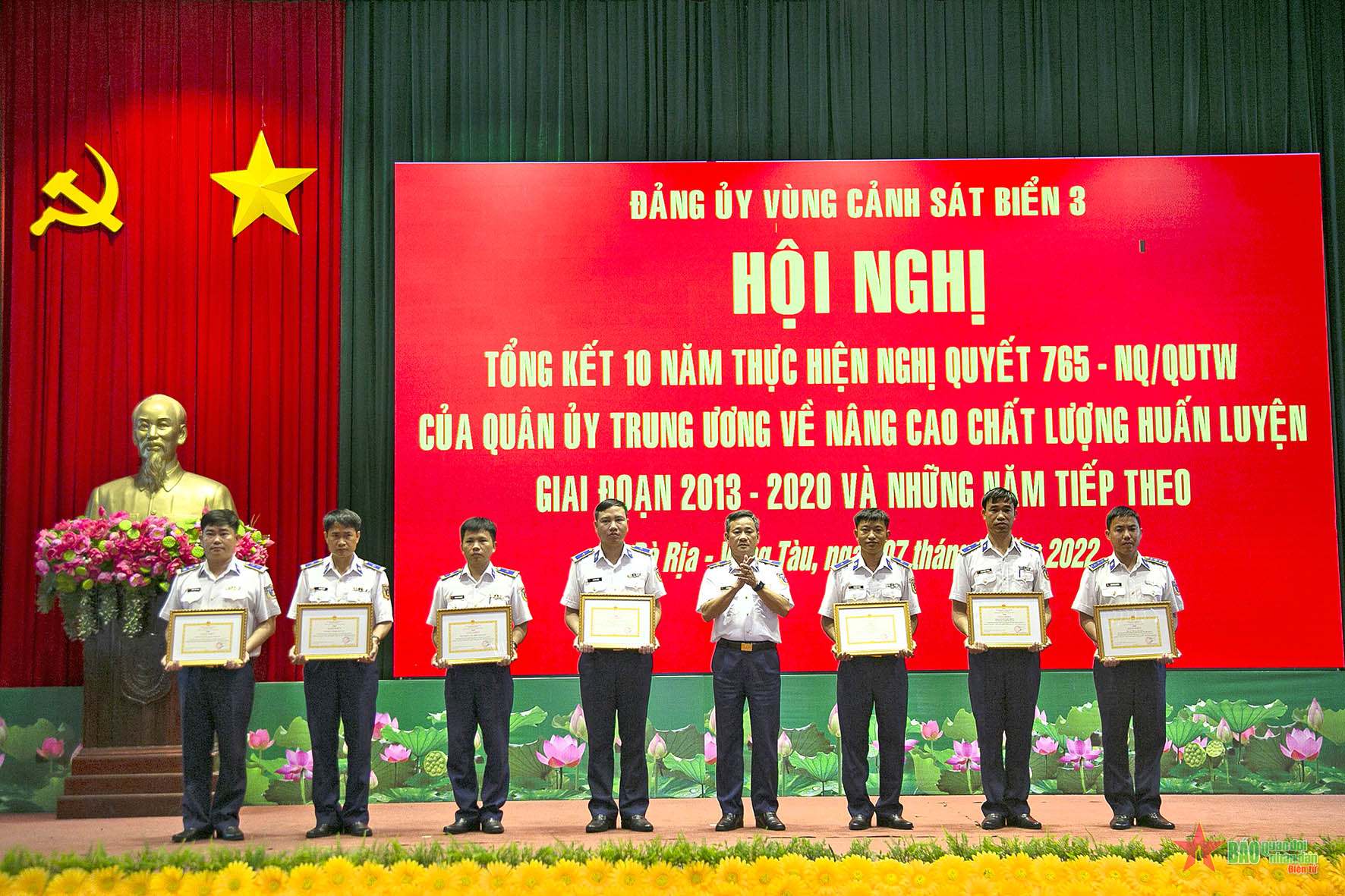 Vùng Cảnh sát biển 3 tiếp tục tập trung thực hiện các khâu đột phá trong huấn luyện